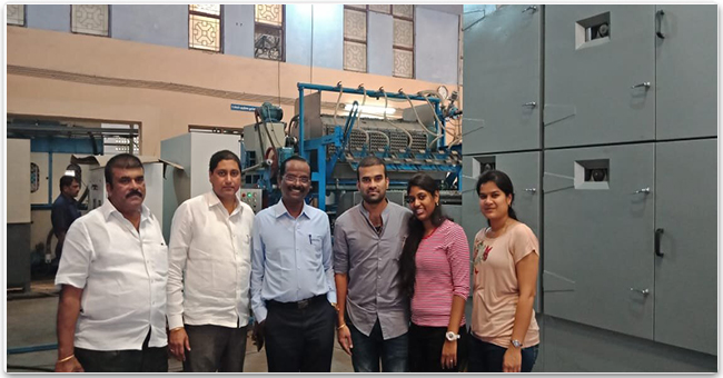 Customers from Andhra Pradesh for Egg Tray Making Machine